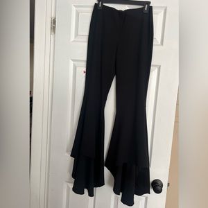 Alice + Olivia Disco Flare bottom flamenco pants